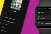 Наконец-то! В Spotify появилась возможность скачивать музыку на Apple Watch